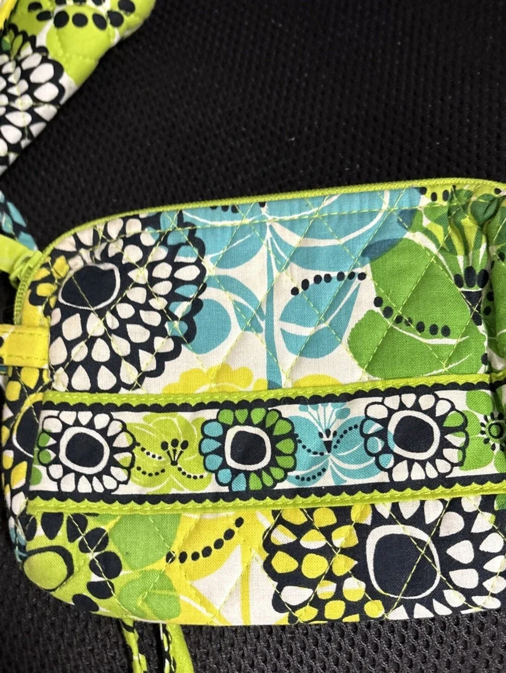 Vera Bradley Hanging Travel Organizer Lime’s Up Toiletry Bag & Makeup Case Flora